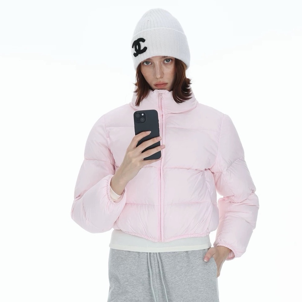 Pink Puffer Jacket